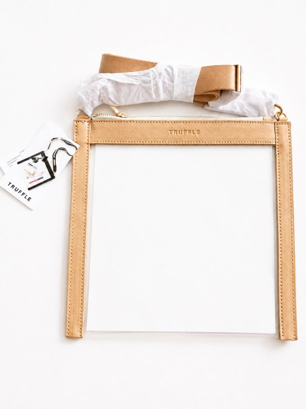 Truffle Original Clarity Crossbody Dusty Blush New in Package Rare/Discontinued